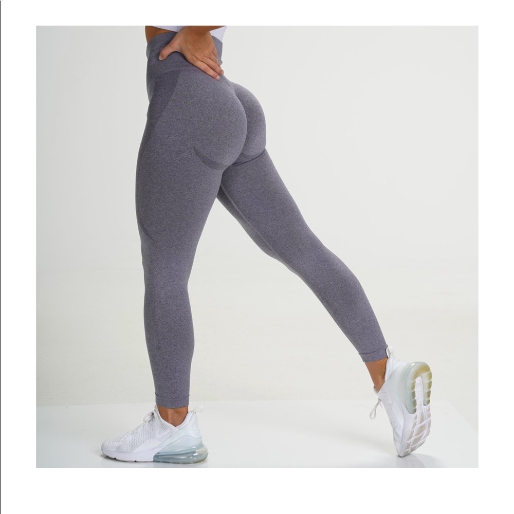 Grey Contour Seamless Leggings NVGTN